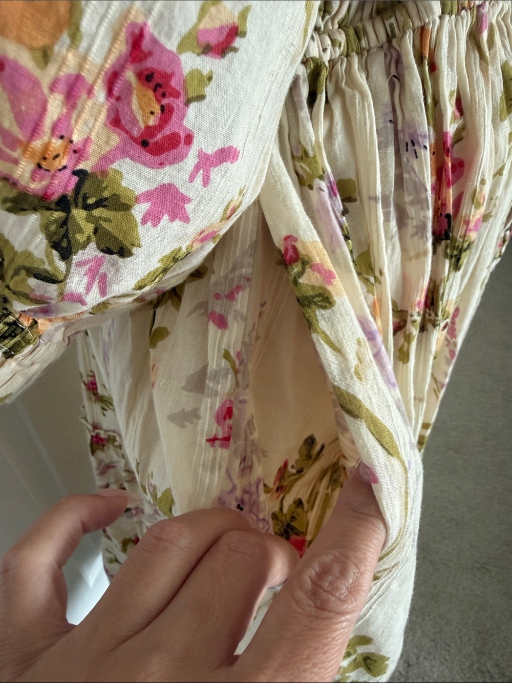 MILLE / Zoe Maxi Dress floral . - Picture 4 of 6